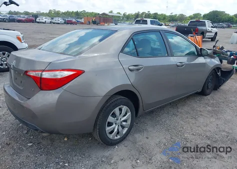 2016 Toyota Corolla Le из США, поврежденный, VIN 5YFBURHE1GP377504